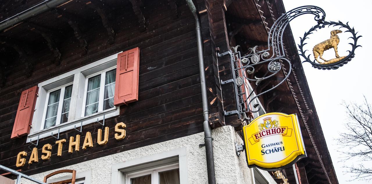 Gaestehaus Schaefli Intschi Esterno foto